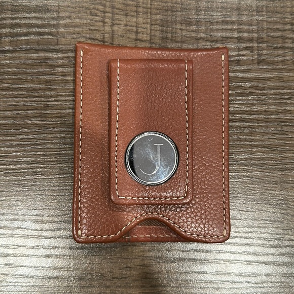 Other - Eisinger Smith Money Clip Wallet “J” engraved